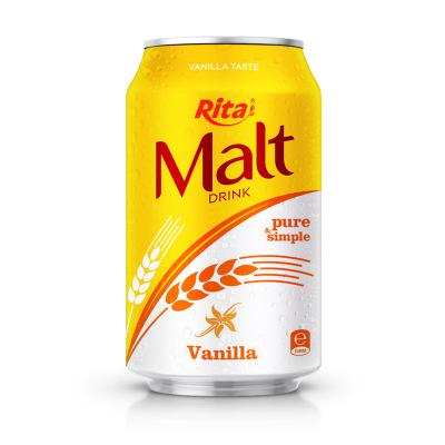 China Rita Vietnam 330ml Canned No Alcoholic Beer Malt Drinks Vanilla Flavor 500containers/month for sale