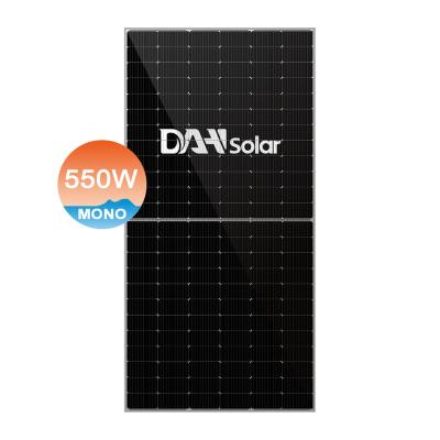 China Solar Home System whole home solar energy panels mono perc half cut 550w tax free export solar panel for sale for sale