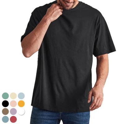 China High Quality Custom 280GSM Thick Cotton Anti-wrinkle Weight Loose Logo Oversized Blank T-shirt for sale