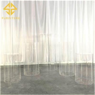 China Contemporary Modern Sellable Acrylic Cake Table Event Wedding Banquet for sale