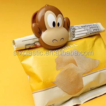 China 2015 Viable New Monkey Shape Chip Clip Plastic Bag Clip China Manufacturer for sale