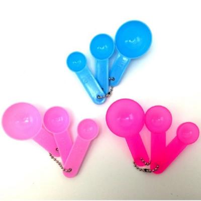 China 3 Pcs Plastic Film DIY Beauty Scoop Measuring Scoop Eco - Friendly Facial Regulator for sale