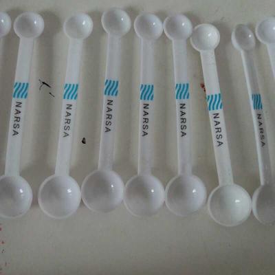 China Sustainable Custom Double Ended Plastic Measuring Scoop Spoon1g And 3g Maker for sale