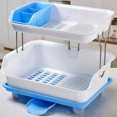 China Multi-Use Export Kitchen Sink Plastic Dish Rack Viable Fruit And Vegetable Basket/Kitchen Shelf Storage Custom Manufacturer for sale