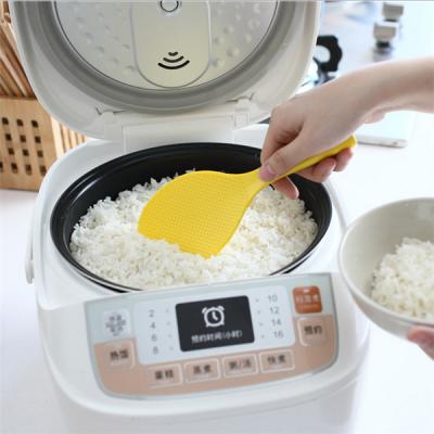 China Plastic viable fashion creative design no sticky rice serving scoop/OEM rice scoop with grain/colors rice scoop factory wholesale for sale