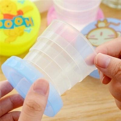 China Reusable Mini Travel Sustainable Portable Cup Retractable Folding Cup, Telescopic Collapsible Outdoor For Kids for sale