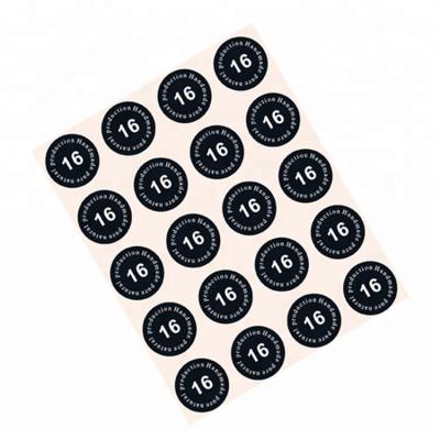 China WLT1-184 Waterproof Custom Sticker Sheet Get Your Own Sticker Printed Number Printing Coated Paper Stickers for sale