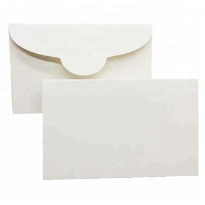 China WXF-56 size a6 c6 size gift certificate business custom small envelope custom paper envelope white elegant paper envelope for sale