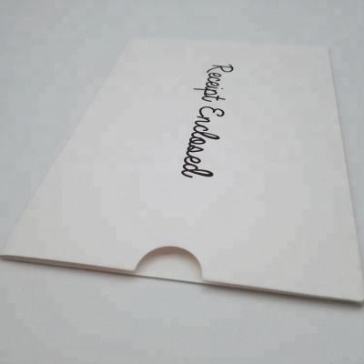 China ZPT1-231 Business Packaging Envelope Paper Envelope Packaging Coated Cardboard Sleeve Receipt Envelope for sale