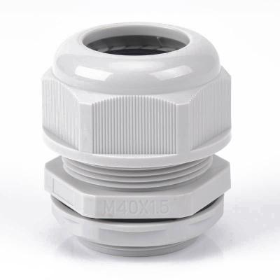 China Waterproof Cable Joint Pg16 Cable Connector Wire Joints Ip68 Safety Nylon Cable Gland With Locknut For Network for sale