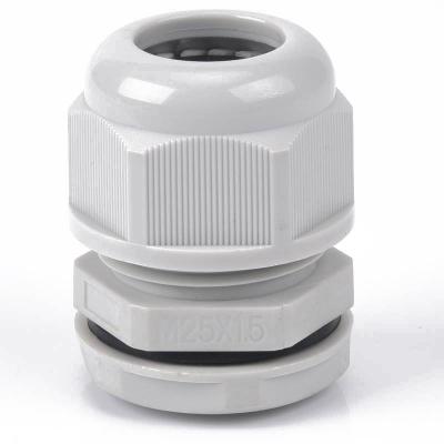 China Pg21 12-18mm Joint Cable Chain Handle Outdoor Wire Rope Cable Fitting Waterproof Rubber Plastic Cable Gland for sale