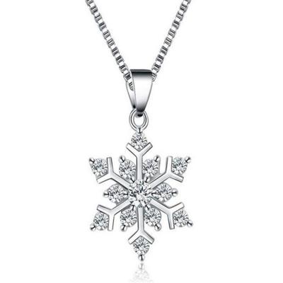 China Cute Custom Promo Fashion 925 Sterling Silver Necklace With Diamond for sale