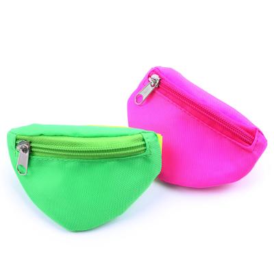 China Sports Portable Neon Color Pocket Waist Bag Coin Holder Armband Wrist Wallet Wallet Pouch for sale