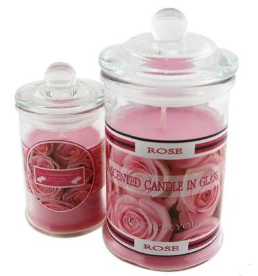 China Scented Glass Jar Candles Glass Cup Candles for sale