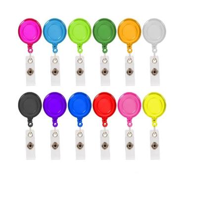 China Id Card Badge Attendance Professional On Plastic And Metal Id Name Badge Holder Retractable Kinds Shapes for sale