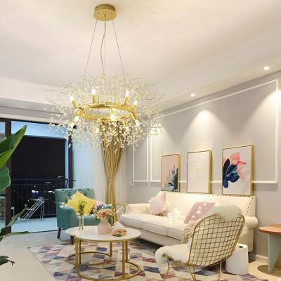 Cina Unique Design/High Quality New Design Modern Ceiling Pendant Lighting Luxury Crystal Hanging Lamp Home Kitchen Hotel Dining Room Chandelier Light in vendita