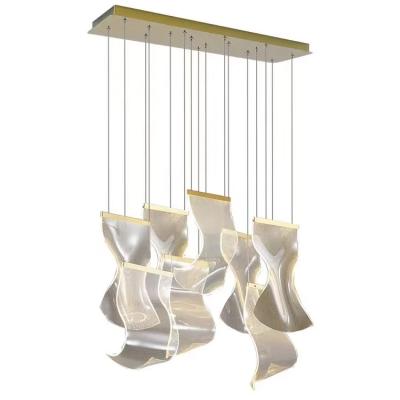 中国 Unique Design/High Quality DICKPO OEM ODM Modern Design Customized Decoration Dining Room Indoor Projects Chandeliers Pendant LED Light 販売のため