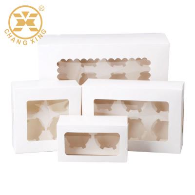 China Recyclable Custom Personalized Printed Mini Kraft Verpackung Donuts Box Packaging With Logo for sale