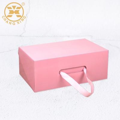 China Recyclable Premium Sandal Packaging Box Plain Foldable Cardboard Storage Boxes for sale