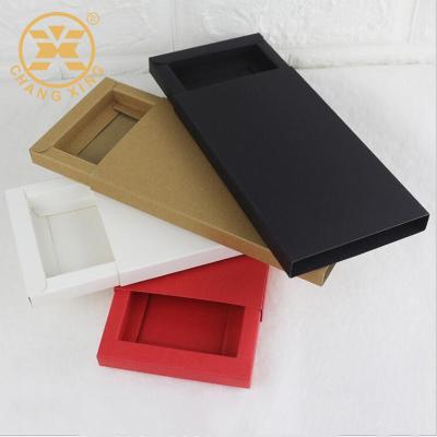 China Recyclable Folding Plain Without Printing Wholesale Drawer Outer Packing Iphone Package Mobile Phone Case Box for sale