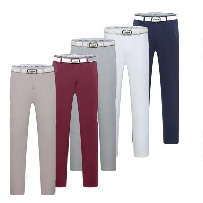 China Custom Classic Mens Golf Pants High Quality Polyester Golf Pants Breathable Sports Golf Pants for sale