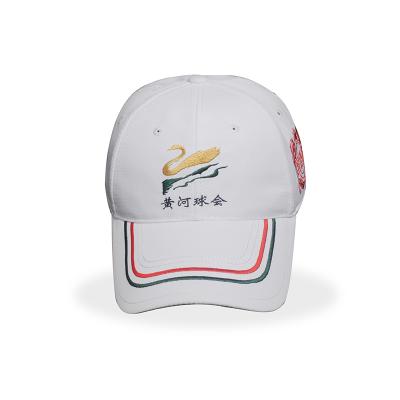 China JOINT Wholesale Outdoor Golf Hats Polyester Cap Polyester Hat Golf Hat Custom Logo for sale