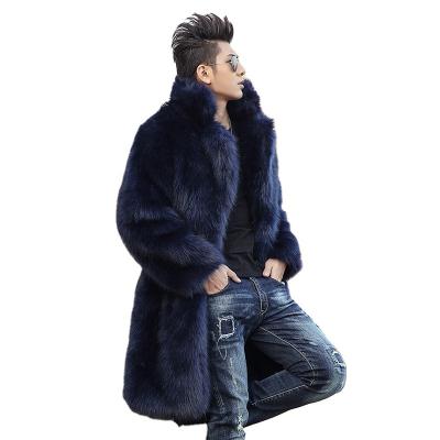 China Anti-wrinkle plus size men's fur coat autumn winter warm jacket casual anorak fox oversized for sale