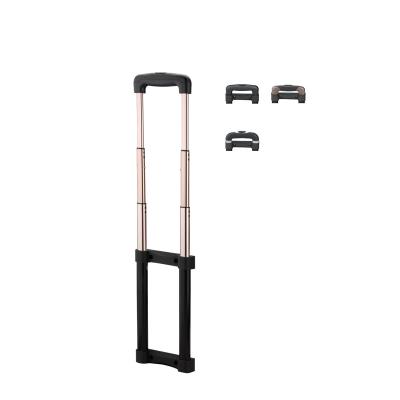 China Luggage High Quality 100% Aluminum Trolley 4  Sections  Handle  parts for luggage bag Suitcase Handle   Telescopic Trolley Handle for sale