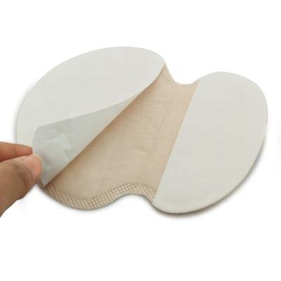 China Nonwoven Fabric Disposable Armpit Sweat Pads Combat Excessive Hyperhidrosis Sweating Non Visible Robe Shields Armpit Pad for sale