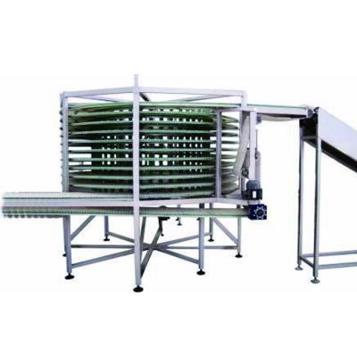 China Large Capacity Heat Resistant Vibrating Cooling Spiral Conveyor System for sale