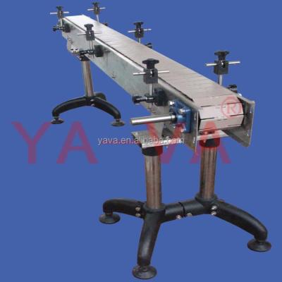 China Heat Resistant Bottles Transfer Top Slat Conveyor / Chain Conveyor System Line for sale