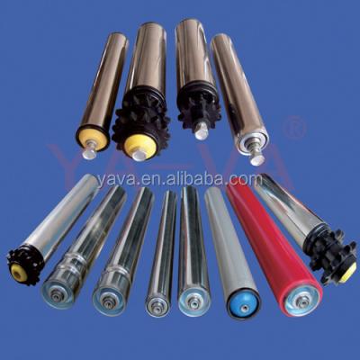 China PVC / Galvanized Steel Plastic /SUS304 China Conveyor Rollers Gravity Roller For Rollers Conveyor for sale