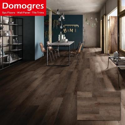 China Waterproof/Anti-Slip/Wear Resistant/Fire Retardant/Sound Barrier Uniclic/Valinge/I4F Click Installation Stone Golors Real Wood Designs Rigid Core Vinyl Plank Hybrid Spc Flooring for sale