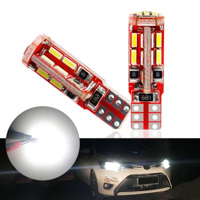 China Canbus Error Free W5W WANTED 4014 19 LED Interior Dome Instrument Lamp Car Side Wedge Light Canbus Led Bulbs 194 168 T10 for sale