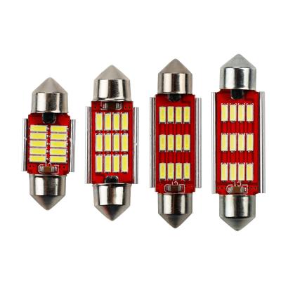 China Canbus 36 39 42mm WANTED Auto Error 12V LED Bulb 31 Festoon Led 3014 12smd C5W Led Interior Canbus Dome Reading Lamp License Plate Lights for sale