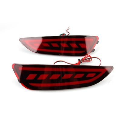 China Hot Sale Modified Car Lamp LED WANTED Rear Bumper Light For Hyundai Accent Sedan 2012-2017 Brake Parking Reflectors Tail Lamp for sale