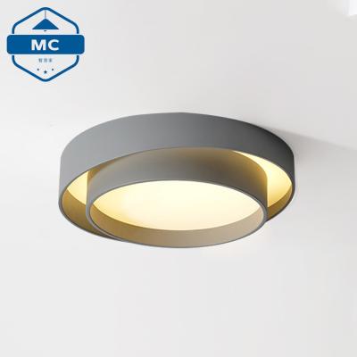 China New Design Surface Mounted Modern Restaurant Bedroom Indoor Round Smart Led Flush Mount Ceiling Light for sale