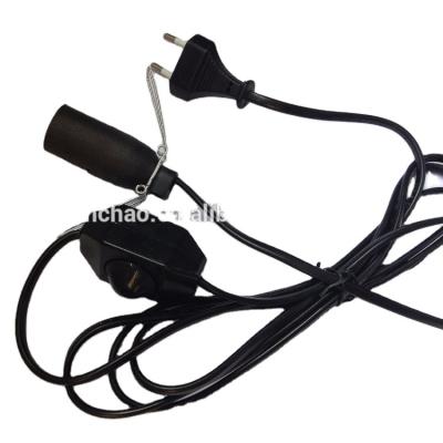 China American Home Appliance cUL Lamp Cord with E12 Rotary and Butterfly Switch Holder for sale