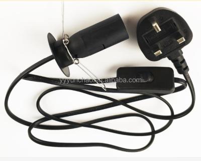 China Home Appliance UK BSI E14 Lamp Cord With Switch for sale