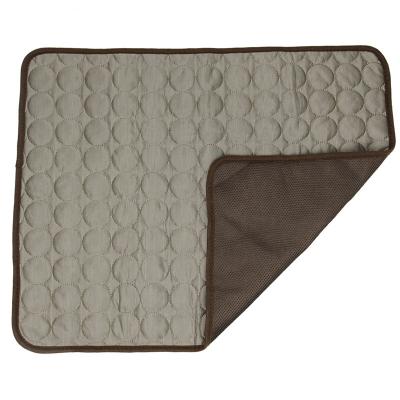 China Sustainable Summer Pet Cooling Mat Cold Pet Pad for Dogs Cats Portable Reusable Breathable Dog Cooling Bed Mat for sale