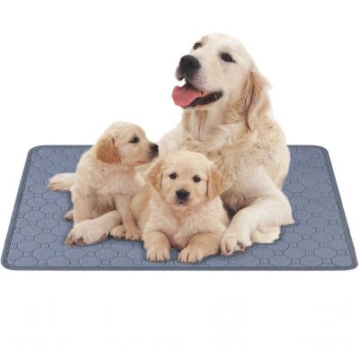 China Sustainable High Quality Reusable Dog Training Pads Solid Color Washable Cat Pet Pads Super Absorbent Dogs Pee Pads for sale