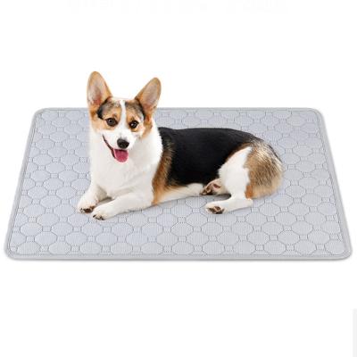 China Sustainable Wholesale Custom Size Dog Pet Training Pads Diaper Leak-Proof Quick Absorb Breathable Print Reusable Washable Dog Pee Pad for sale