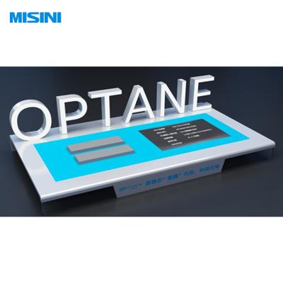 China Custom Computer Led Light Display Counter Light Acrylic Display Stand Light Sand Glorify MSN-ds899694 for sale