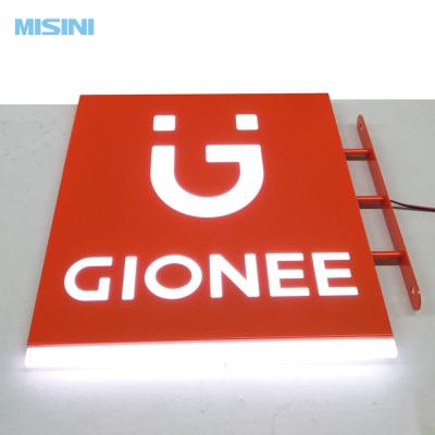 China Customs lead 2021 light box sign advertising double side illuminated light box outdoor side fixed MST-LB-11 for sale