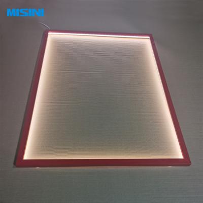 China light box strip cabinet counter LED tube wall decoration display stand led tube frame 1000x1000 for sale