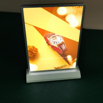 China Luminous Led Magnetic Display Board Light Box Magnetic Restaurant Display Panel Light Box Exhibition Display Board for sale