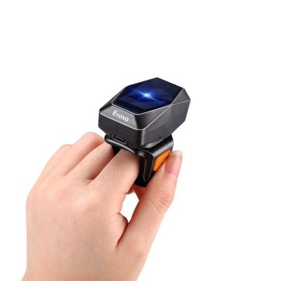 China 3-in-1 connection mode with B-T& 2.4G wireless & USB Wired Eyoyo Mini Finger Bar Code Reader Portable 1D Ring Barcode Scanner for Warehouse Handheld Fast Scan 8 Hours CE FCC ROHS 0-20CM for sale