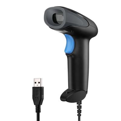 China Eyoyo USB Wired Handheld 1D 2D QR Barcode Scanner for Supermarket Warehouse Library A4 Store for sale