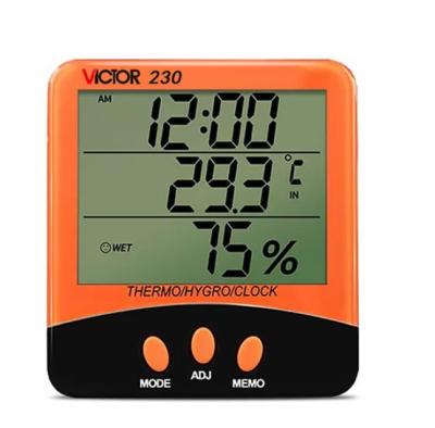 China VICTOR 230 Home Use Small Digital Indoor And Outdoor Thermo-hygrometer 77*61mm for sale