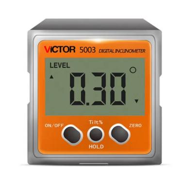 China Manufacturers Selling VICTOR 5003 Magnets In Three Surfaces Pocket Type Digital lnclinometer With Backlight Data Stand Functional 47.5*34*23.5cm for sale